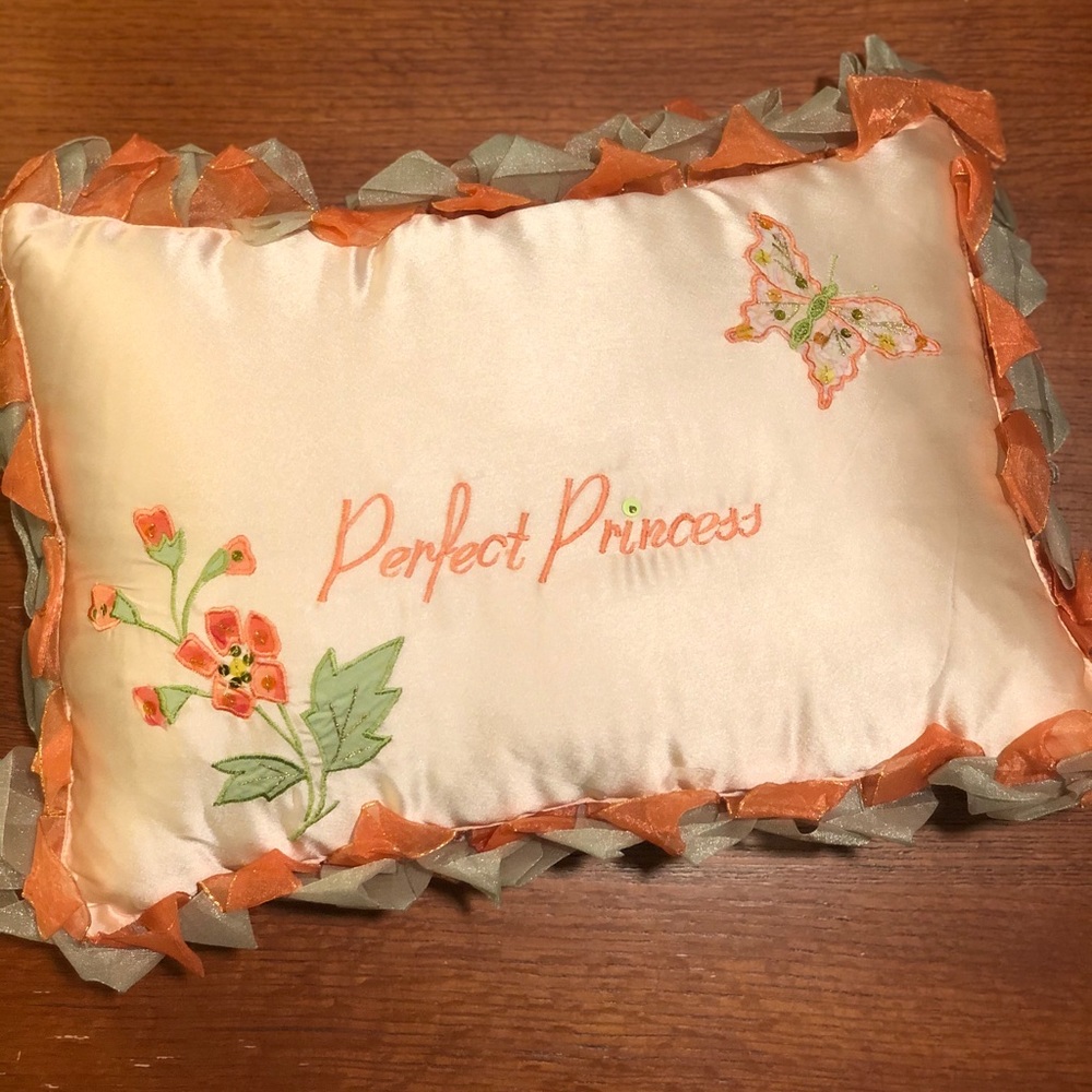 April Cornell Decorative Silk Embroidered Pillow